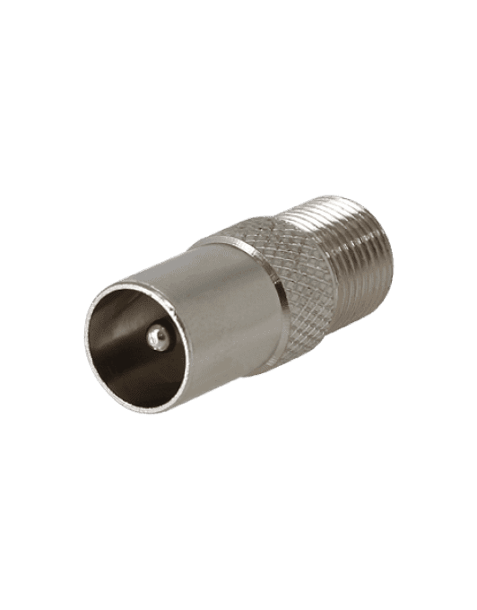 Adaptateur F femelle / coaxial IEC mâle