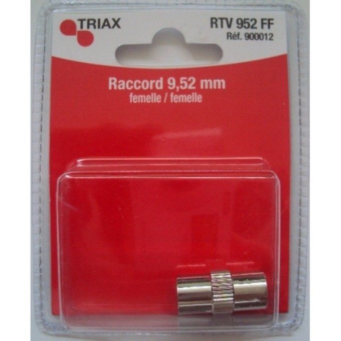 Raccord 9,52 mm femelle/femelle