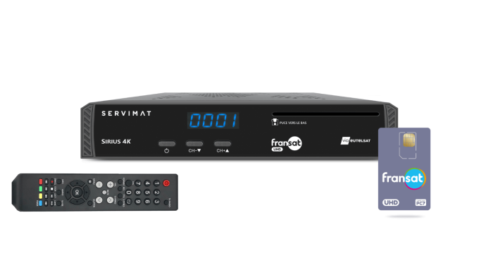Récepteur satellite Servimat Sirius 4K