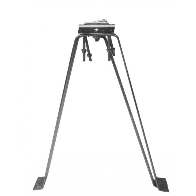 Etriers muraux déport 510 mm en acier galvanisé