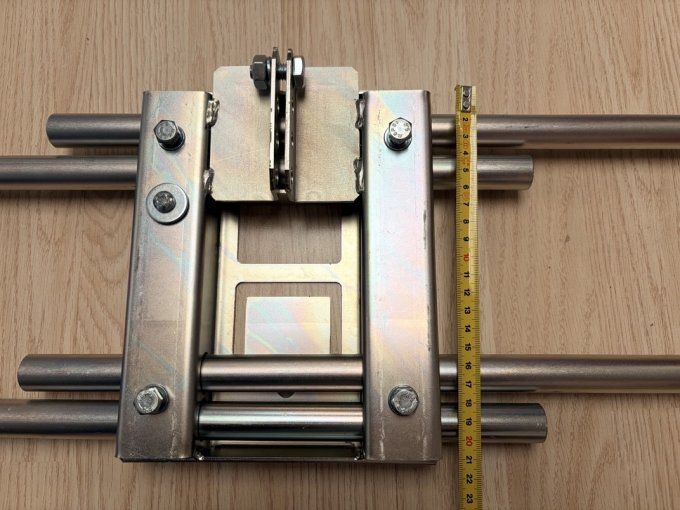 Kit de fixation charpente avec tuile aluminium souple