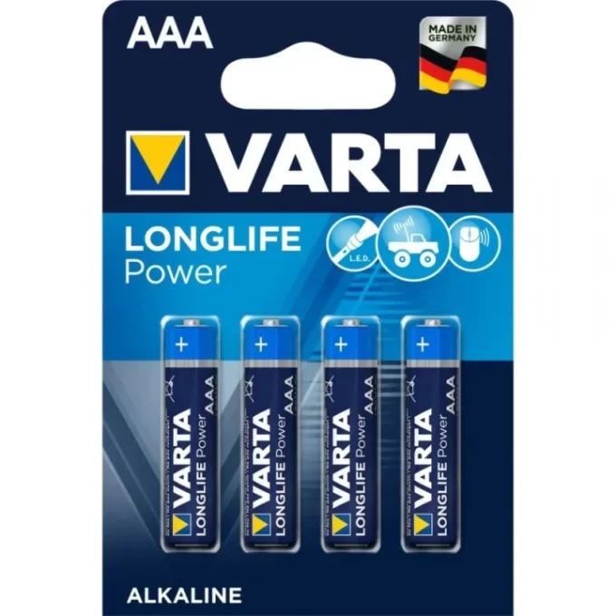 4 piles Varta AAA LR03