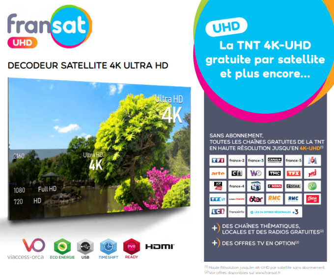 Récepteur satellite Servimat Sirius 4K